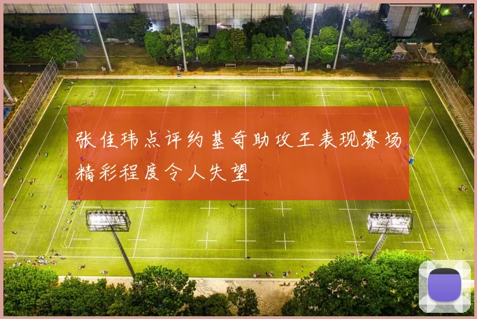 张佳玮点评约基奇助攻王表现赛场精彩程度令人失望